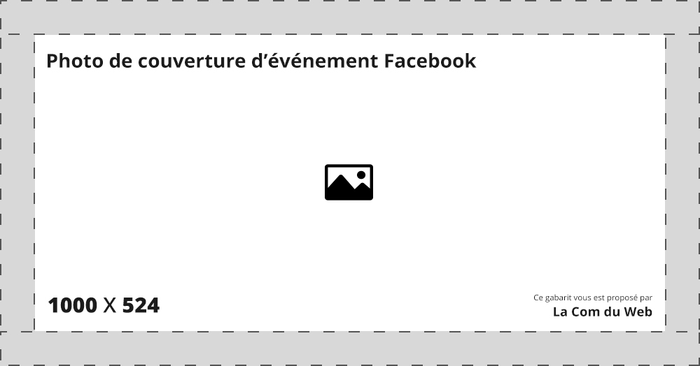 Dimension photo de couverture d’évenement Facebook