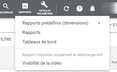 Google Ads - Rapports