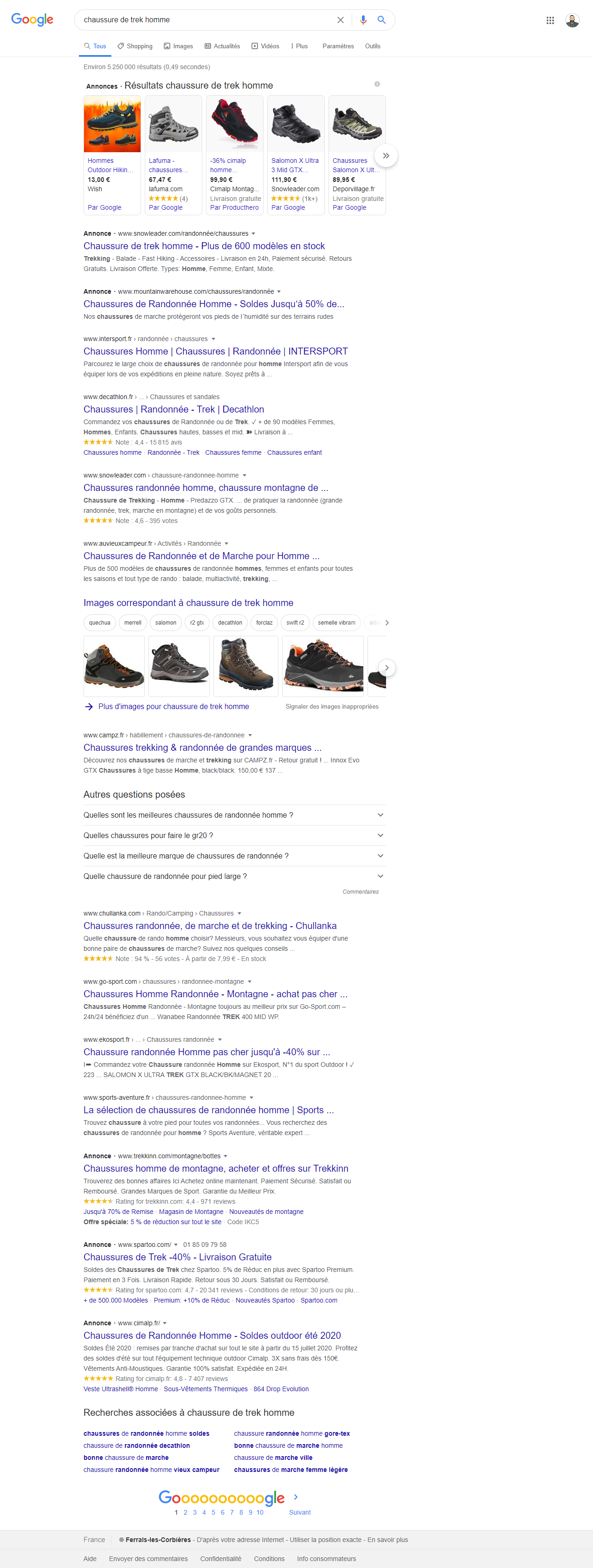 SERP Google