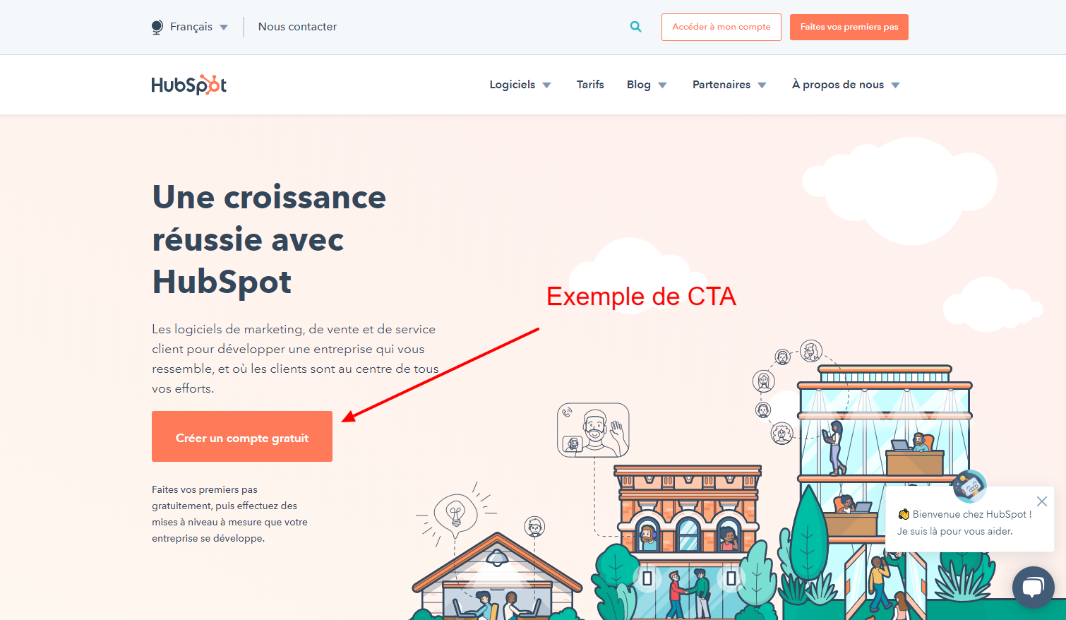 exemple de CTA